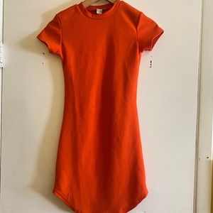 Orange Mini Dress